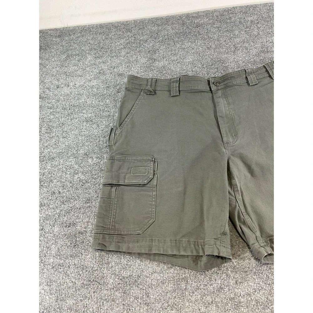 Duluth Trading Flex Fire Hose Cargo Shorts Men's 42 Relaxed Fit Gray Utility